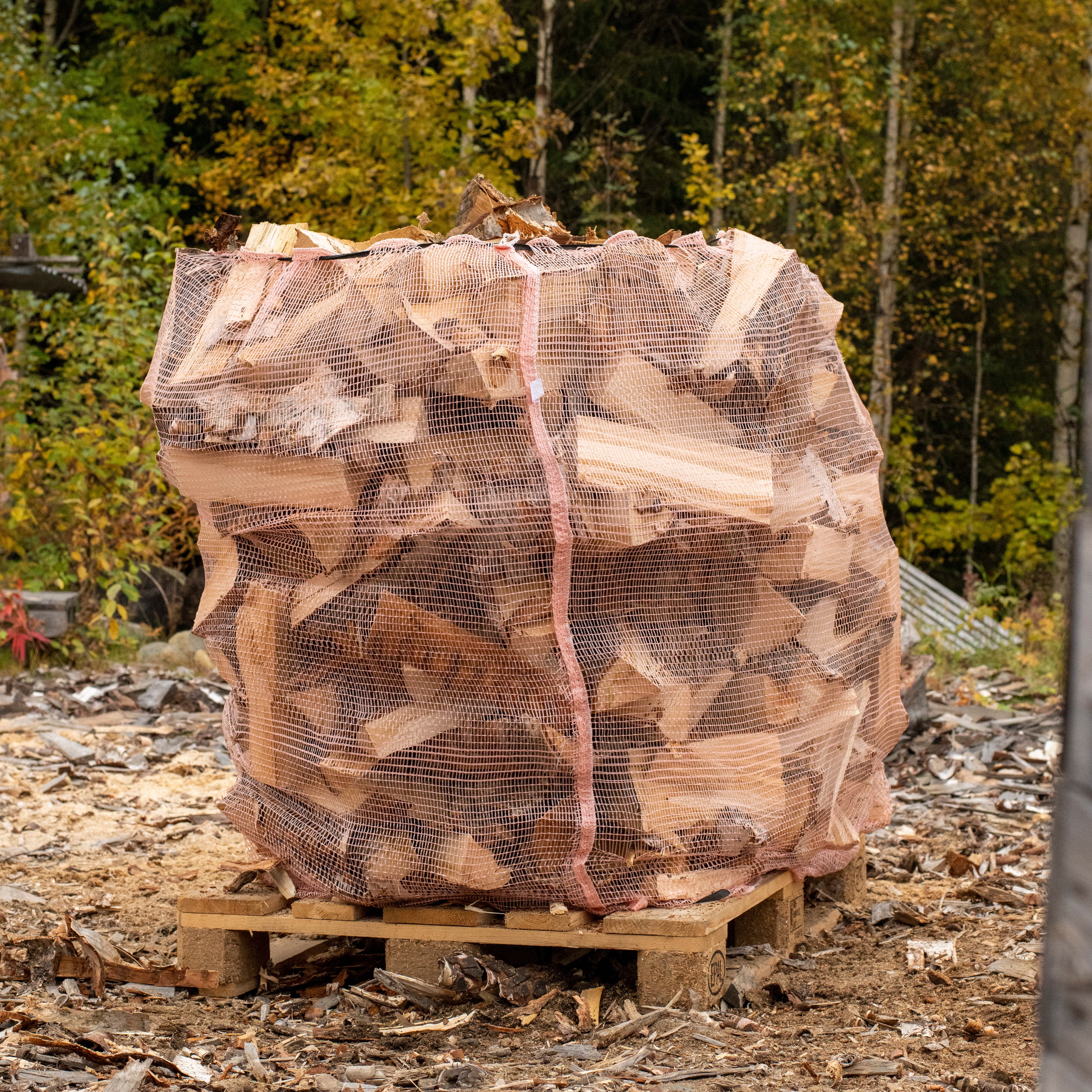 Pallsäckar och stativ