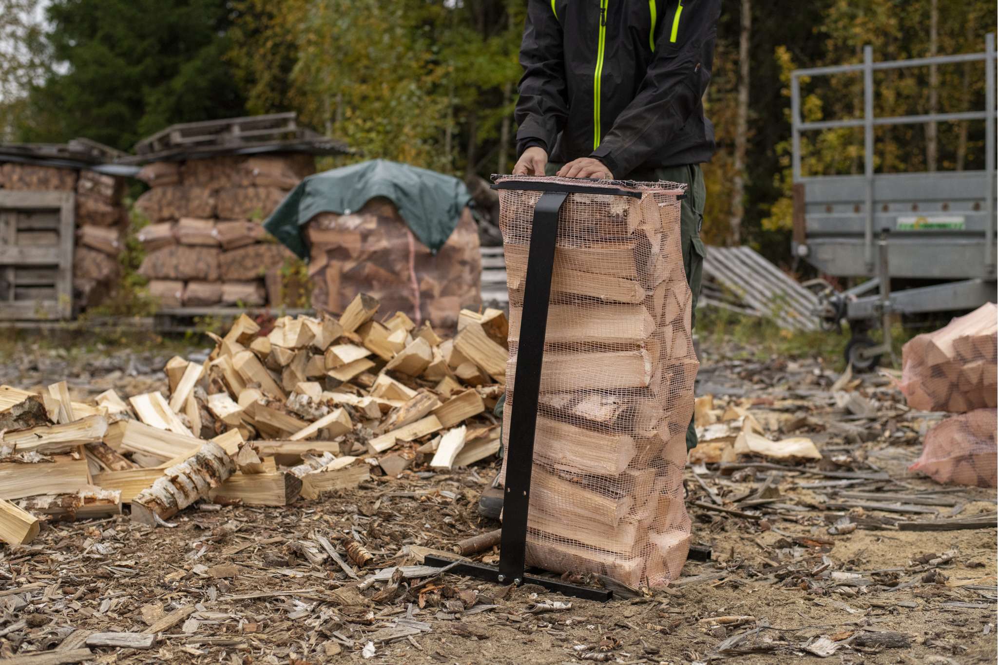 Säkitysteline 30L ja 40L säkeille