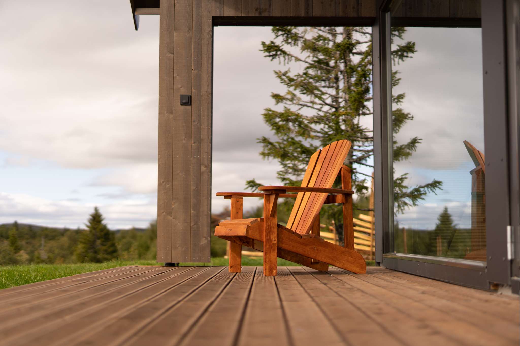 Muskoka Pine Trädgårdsstol