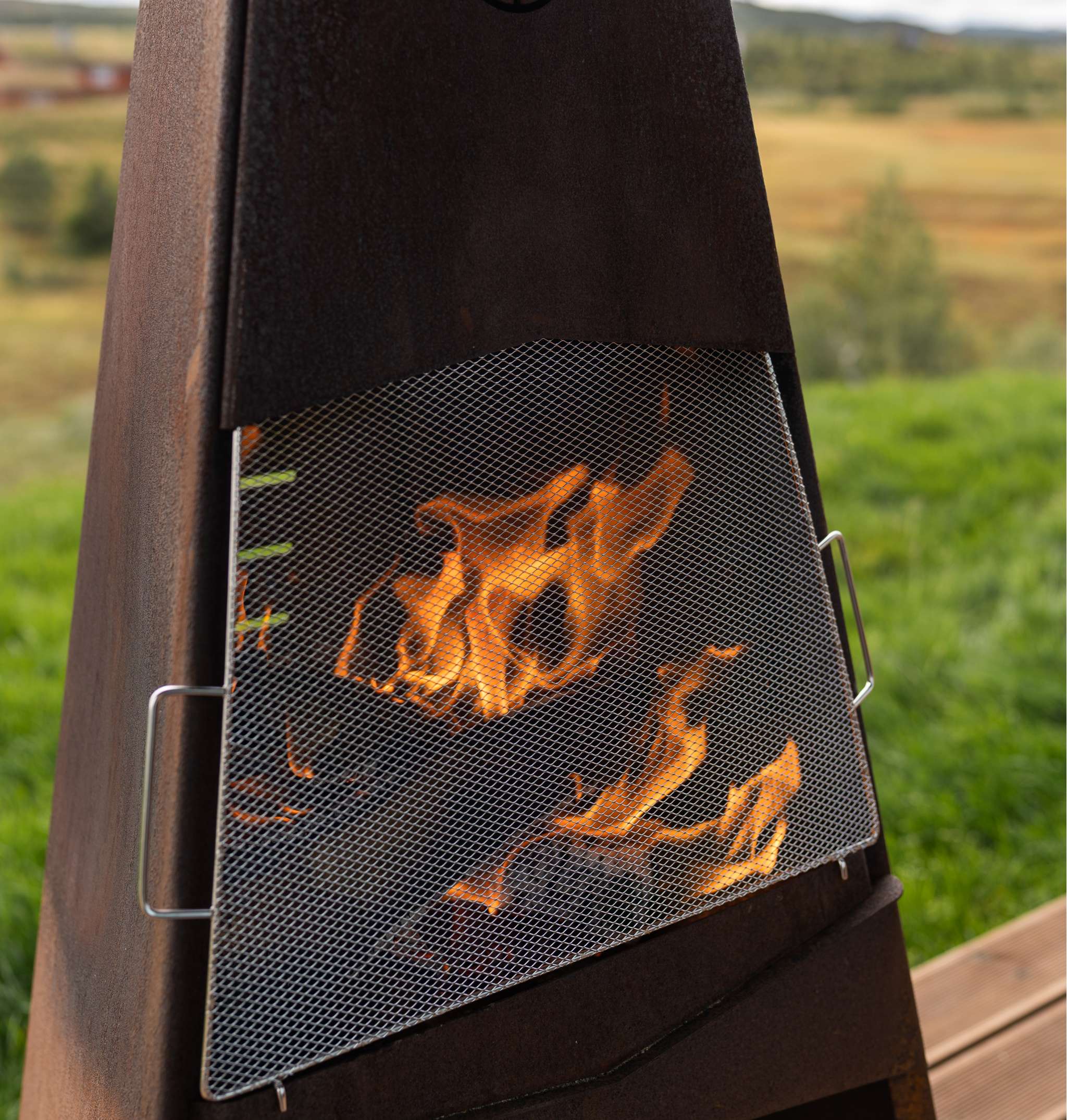 Gnistskydd till Vedkamin 120