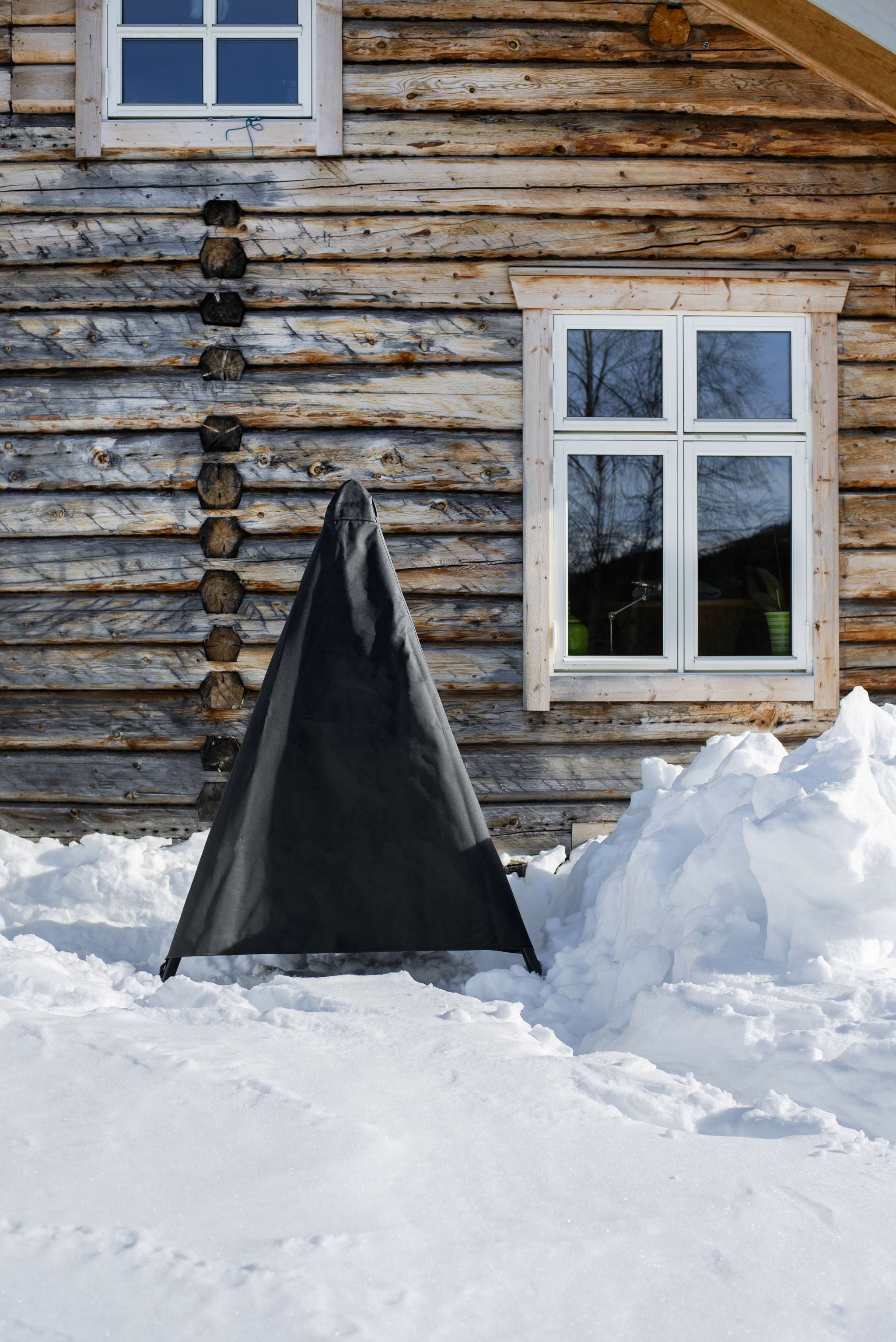 Bålpanneöverdrag Svart