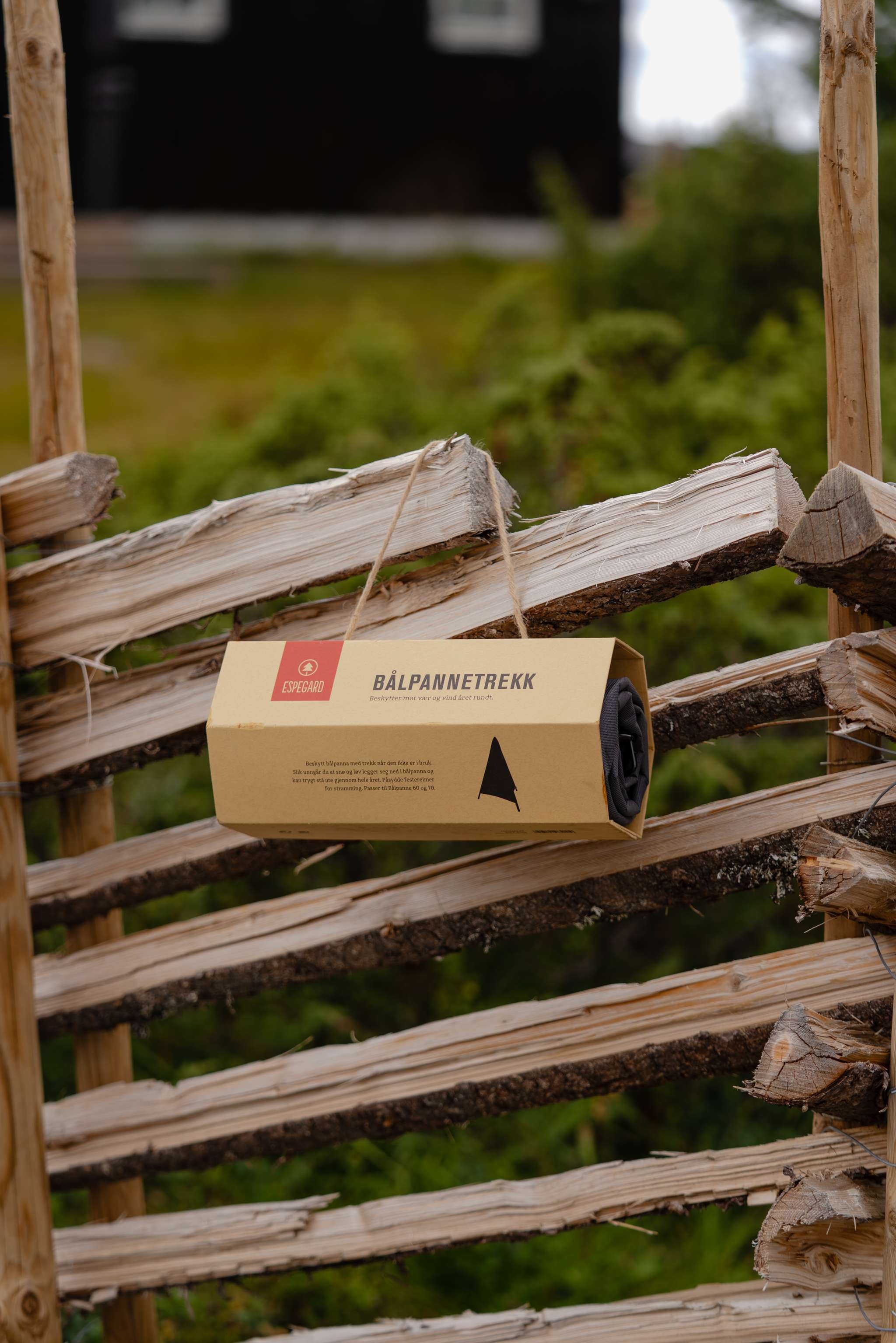 Bålpanneöverdrag Svart