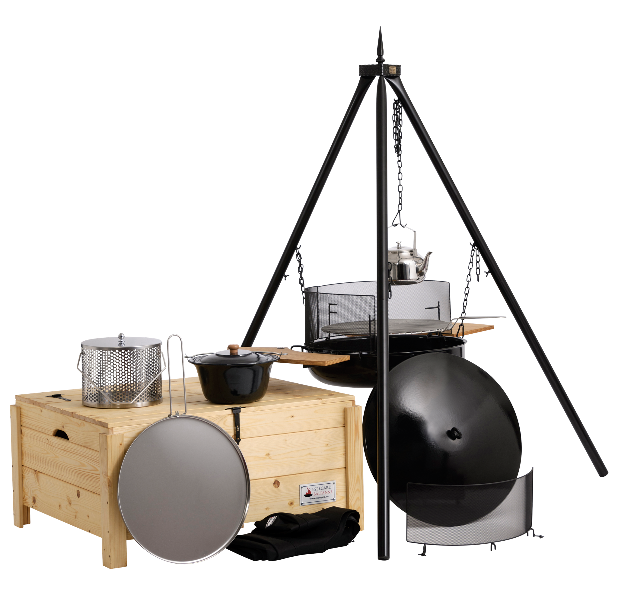 Bålpanna 60 Stora Paketet