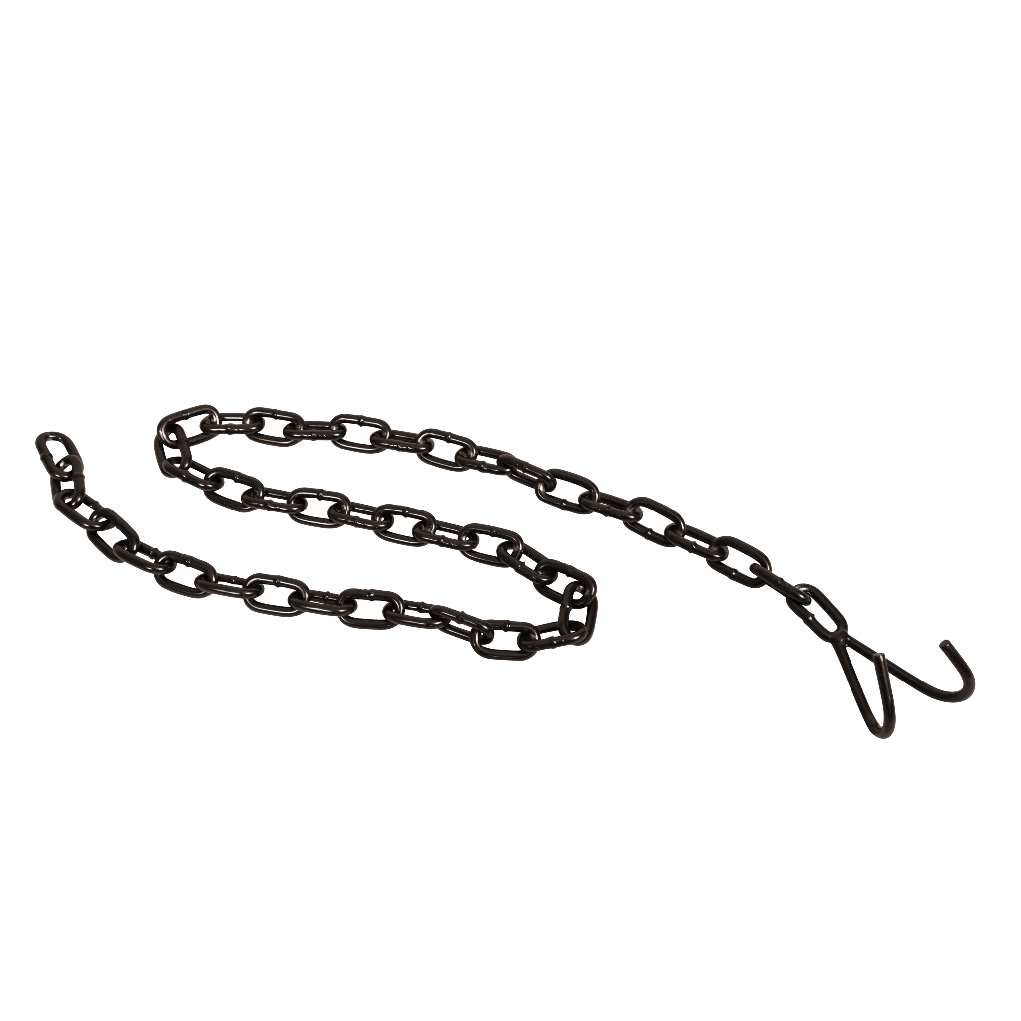 Suspension chain with double hook